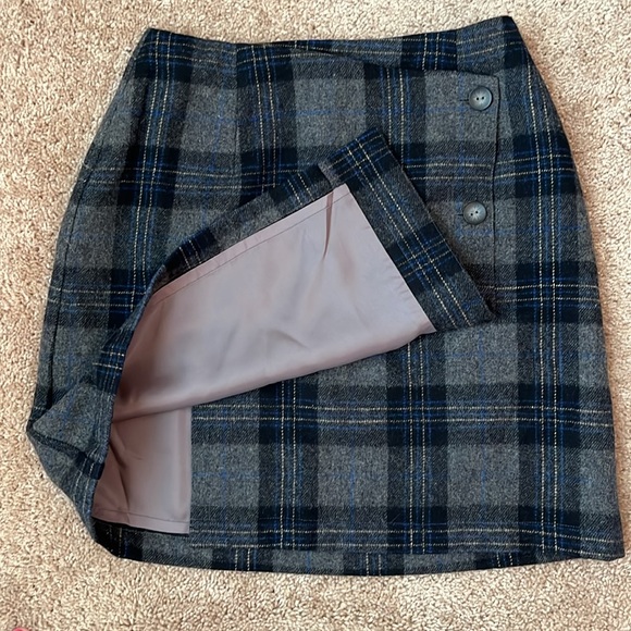 Telluride Clothing Co. Wrap Around Wool Blend Skirt - Picture 2 of 6